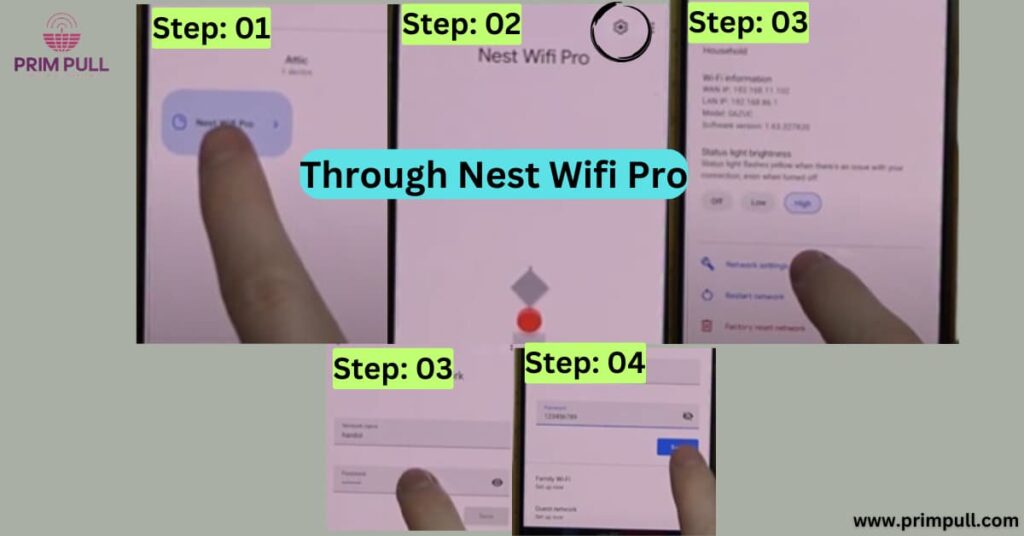 Google Fiber WiFi password change